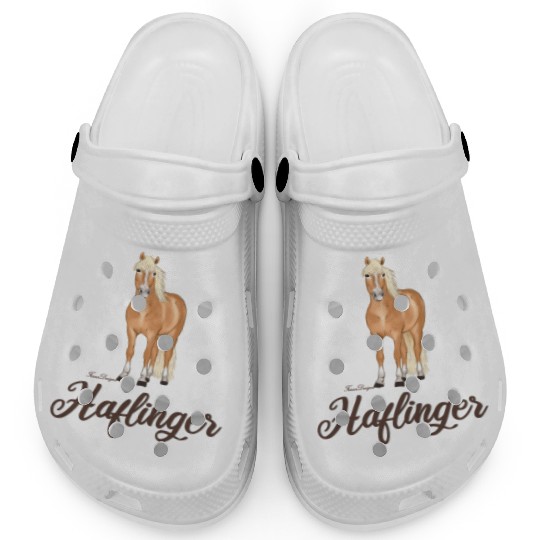 painted Haflinger horse Clogs