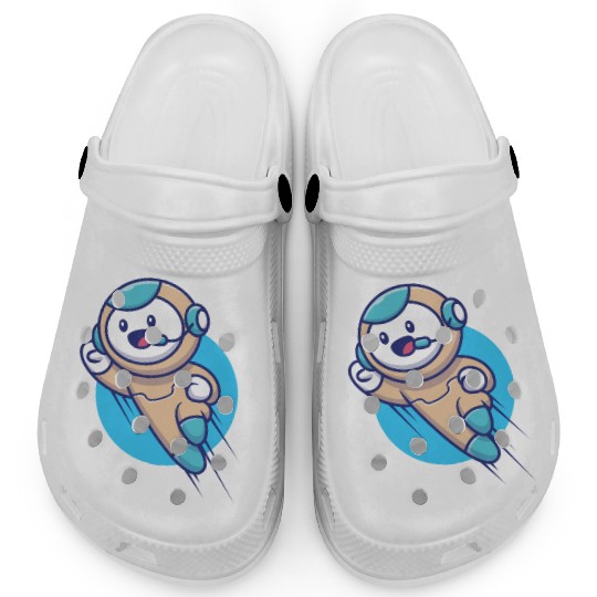 Cute robot flying Clogs