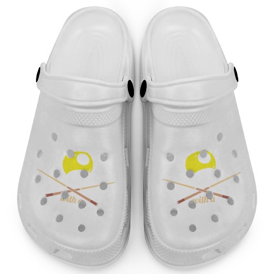 9 Ball Pool Player I Beat People with a Stick Clogs