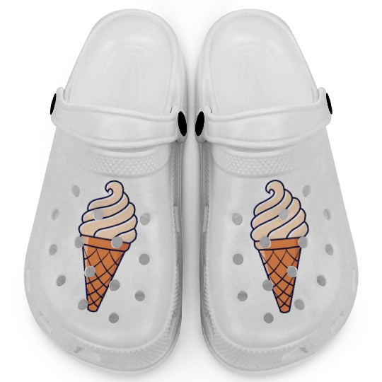 SOFT ICE CREAM ICE CUP WAFFLE ICE CREAM GIFT IDEA Clogs