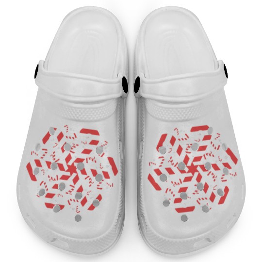 Candy Cane Gift Snowflake Candy Cane Christmas Clogs