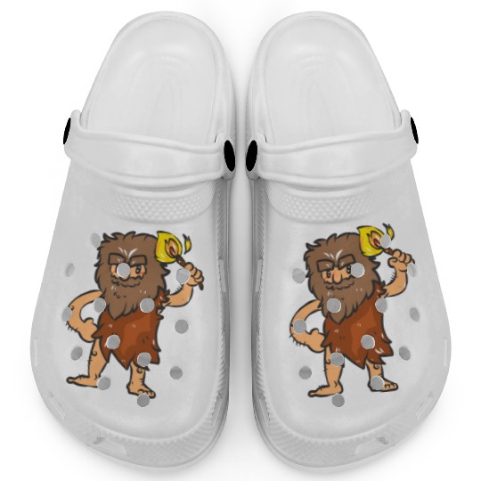 Caveman with Torch Clogs