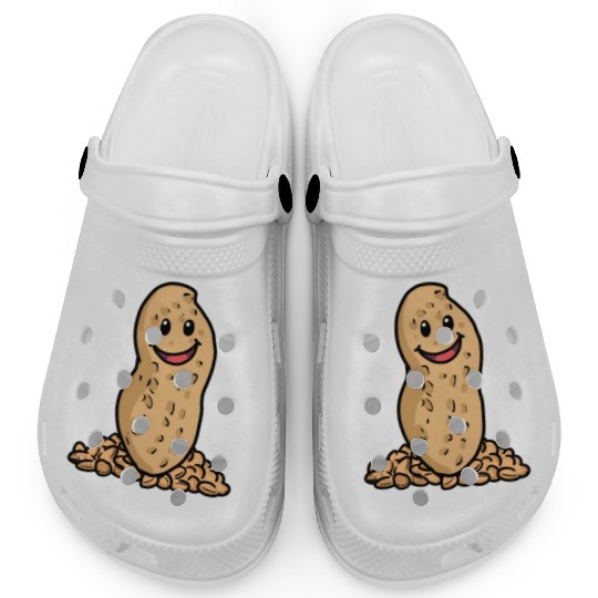 happy Peanuts Nuts Kids Baby Snack Illustration Clogs