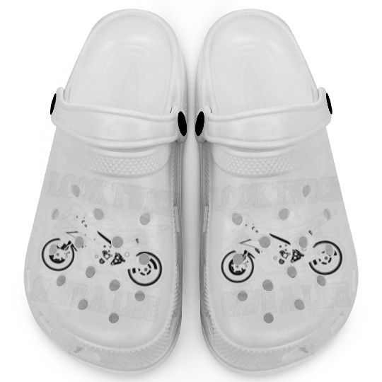 Look Twice Save A Life Motorcycle Bike Safety Clogs