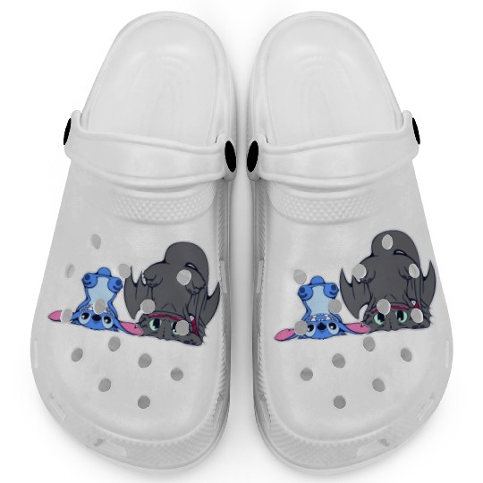 Stay Different Stay Weird Toothless And Stitch Clogs