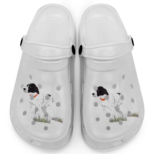Bird Hunting Hunter English Pointer Dog Clogs