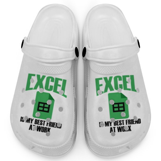 Excel Best Friend At Work Spreadsheet Accountant Clogs