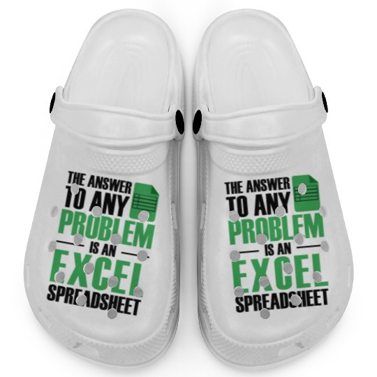 Answer To Any Problem Excel Spreadsheet Accountant Clogs