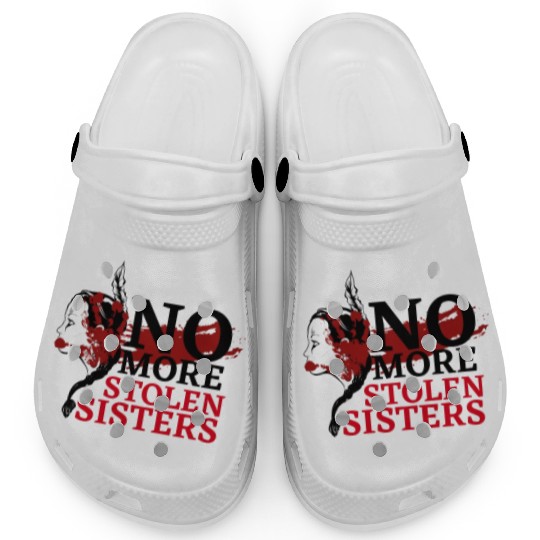 No MS Sisters/MMIW Girl Native American Clogs