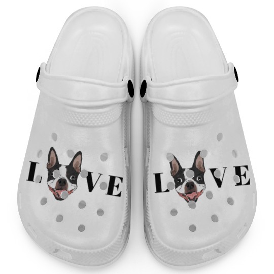 Boston Terrier Lover Cute Boston Terrier Dog Lover Clogs