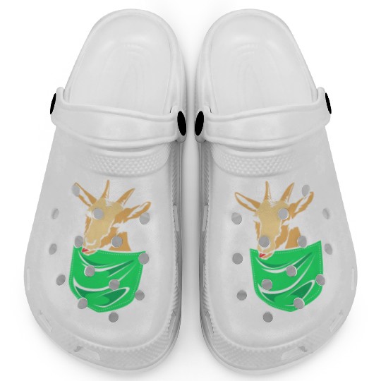 Goat In A Pocket Clogs