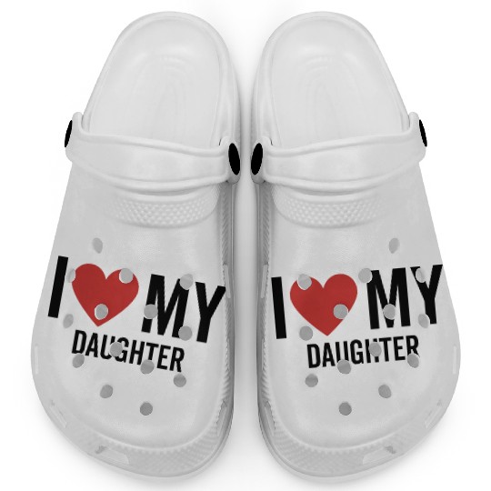 I Love My Daughter Clogs