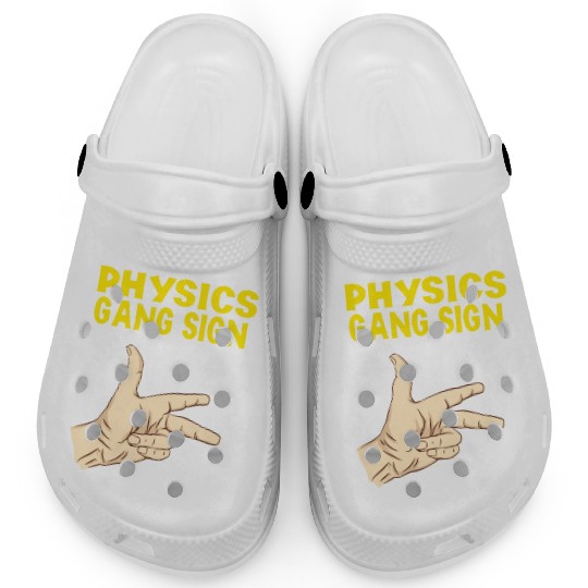 Gang Sign Physics Clogs