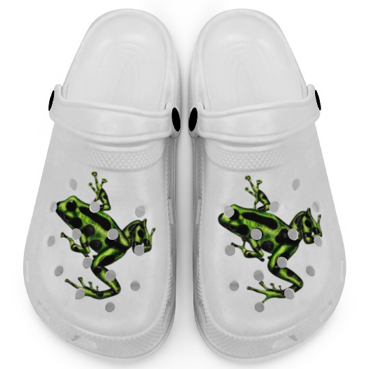 Green poison dart frog Clogs