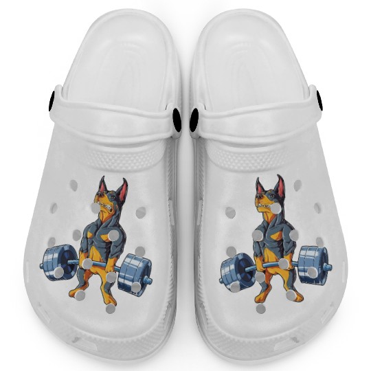 Doberman Weightlifting Gym Clogs