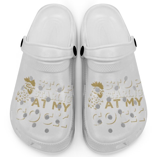 Chicken Cock Penis joke Sexual Clogs