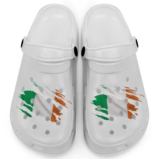 Ireland Ripped Flag Clogs