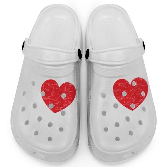 I Love Math Heart Math Clogs