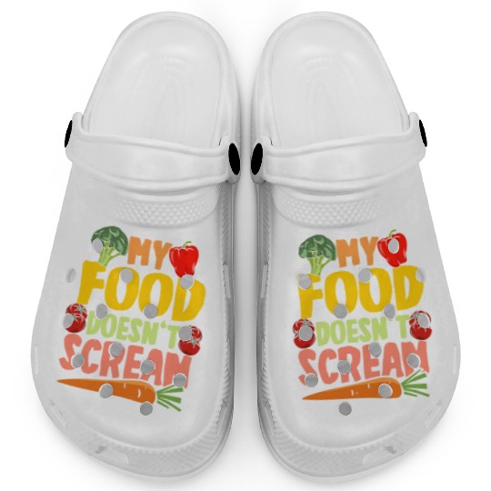 Vegan Vegetarier My Food Doesn't Scream Clogs
