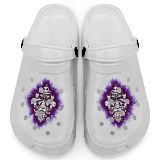 Jack Skellington Haunted Mansion Wallpaper Clogs