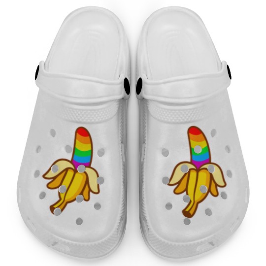 LGBT gay heart homosexuality Clogs