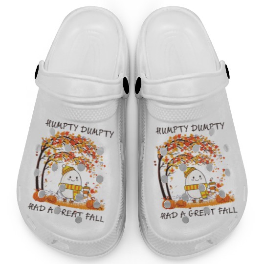 Humpty Dumpty Had A Great Fall Thanksgiving Autumn Clogs