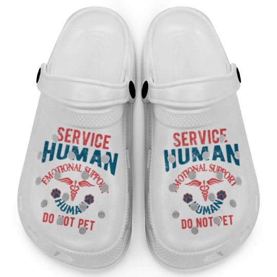 Service Human Emotional Support Human Do Not Pet Clogs