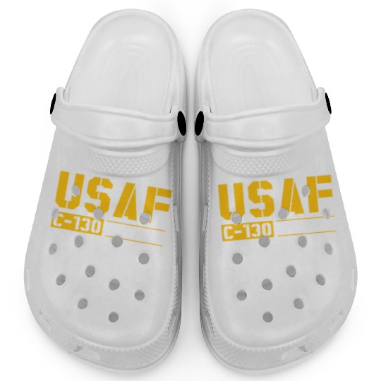 C 130 Hercules US Airborne Fighter Pilot Clogs