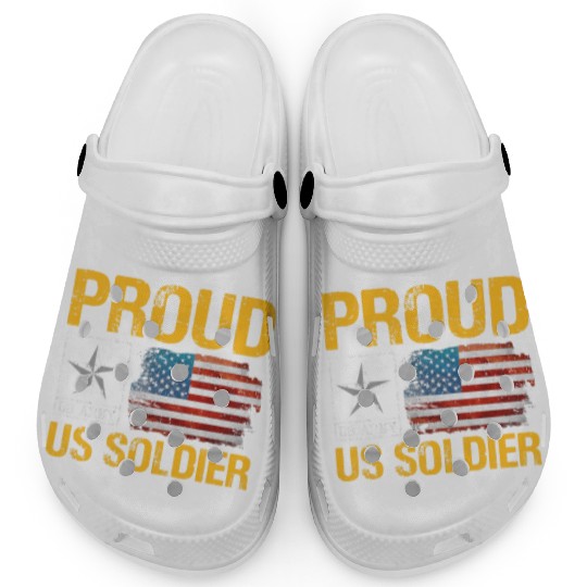 Proud Army Son Army Mom US Army Memorial Day Clogs