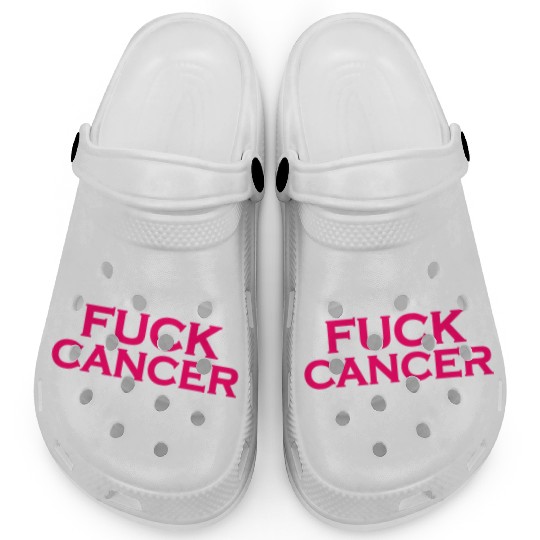 Fuck cancer Clogs
