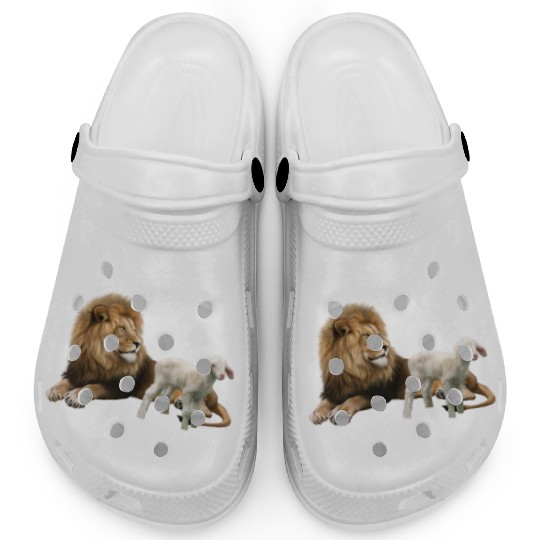 Jesus is Lion and Lamb Clogs