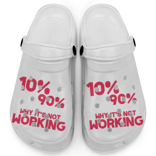 Life Motto Software Developer Clogs