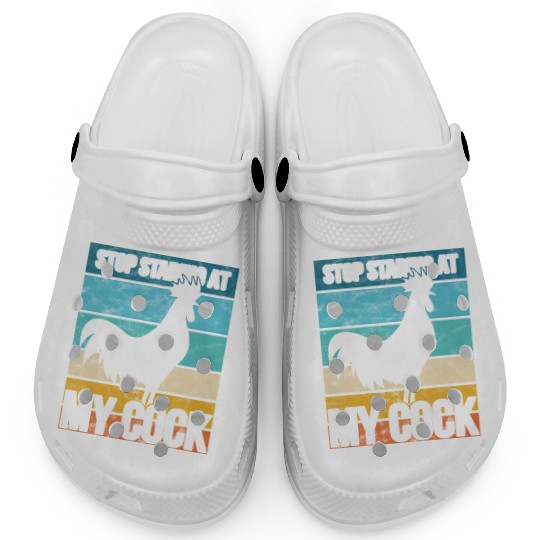 Cock Stop staring at my cock Clogs