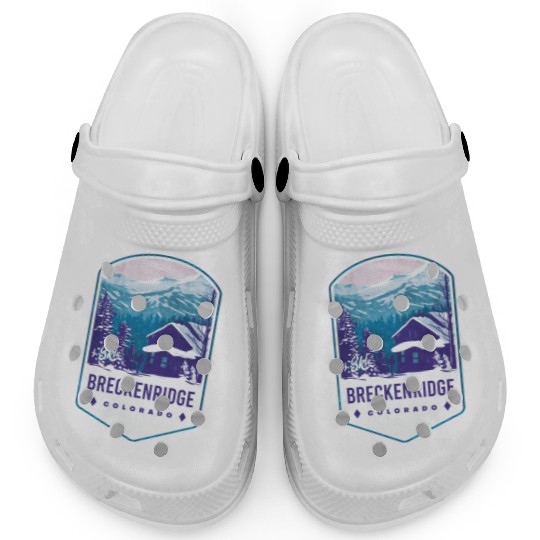 Breckenridge Colorado Ski Badge Clogs