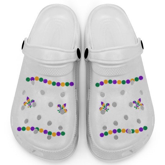 Show Me The Titties Funny Mardi Gras Clogs Meme Fat