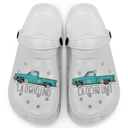 La Ocho Uno Light Turquoise Clogs