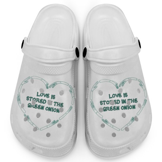 love is store in the green onion Clogs