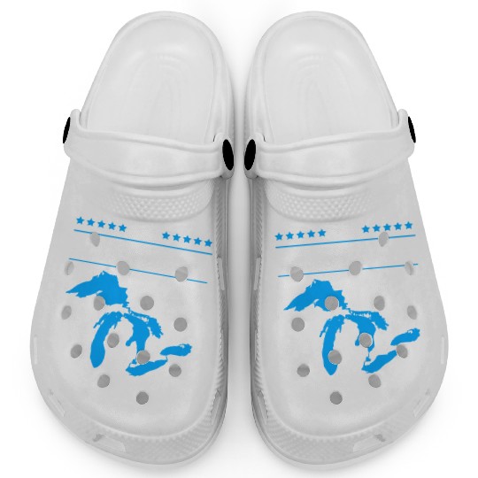 The Great Lakes Shark Free And Unsalted Clogs
