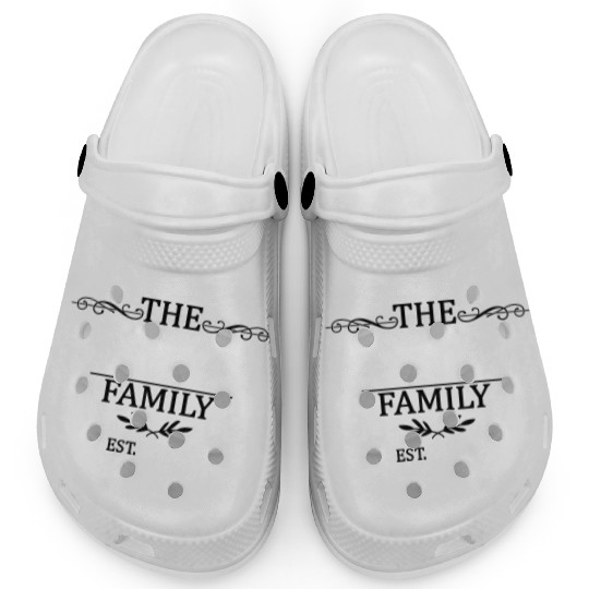 Family, Family Reunion, Monogram sign est year Clogs