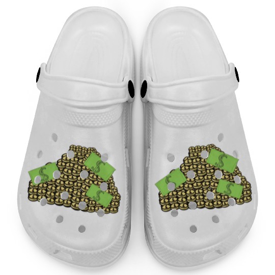 Gold dollar money jewelry coins expensive Clogs