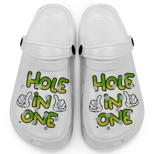 Hole In One Matching Dad and Son Clogs