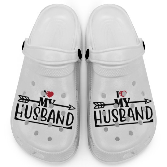 I Love My Husband 1 Clogs