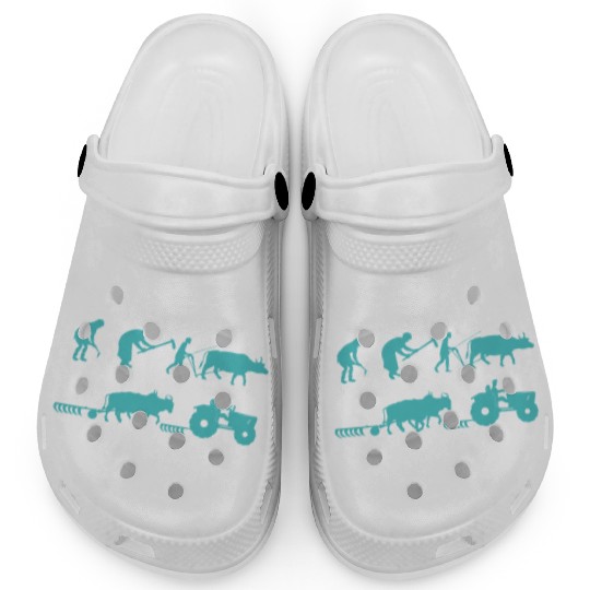 Farm Farmer Rancher Drive Evolution Of Tractor Clogs