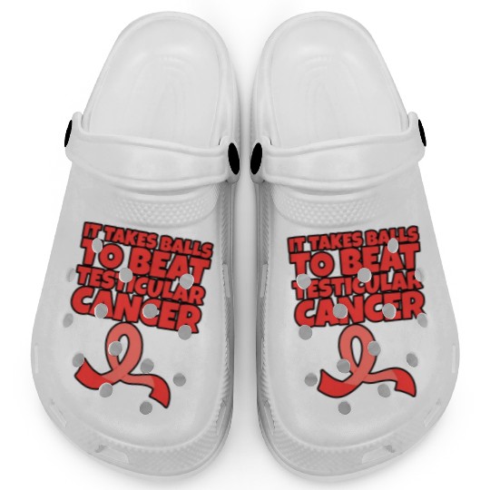 It Takes Balls To Beat Testicular Cancer Clogs