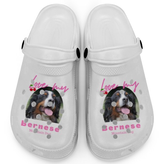 Love my Bernese Mountain Dog Girl Clogs