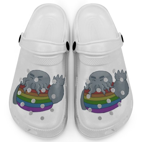 Jolly Pride Squid Friend Clogs