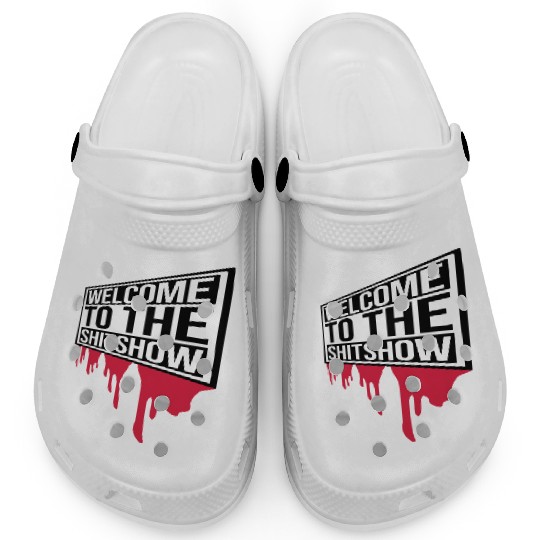 blood welcome shit Clogs