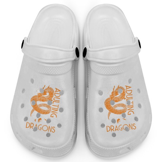 Dragon Black Chinese Dragon Clogs