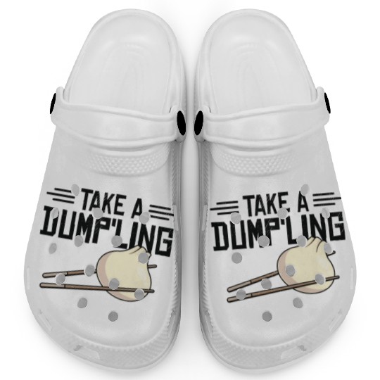 Dumpling Asian Food Chinese Food Fan Clogs