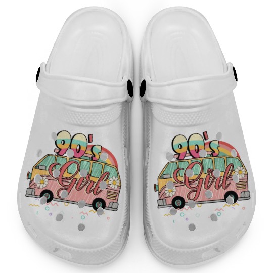 90 s girl sublimation Clogs